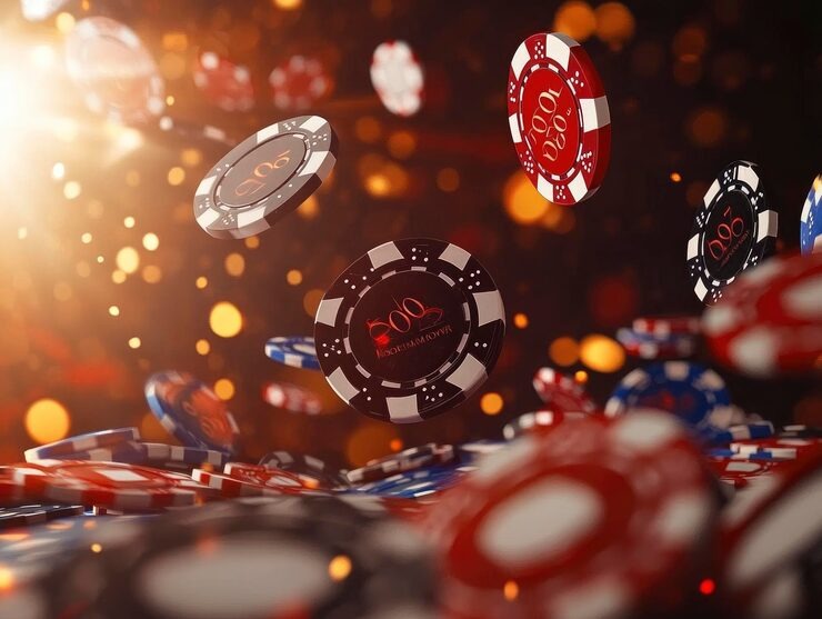 sloto89 Casino Hold'em table with dealer and community cards displayed